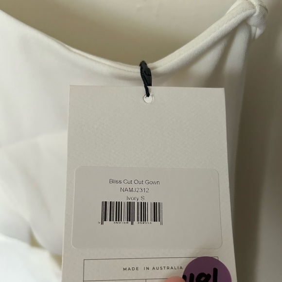 NWT Nookie Bliss Cut Out Gown in Ivory / White Size Small - Picture 6 of 6